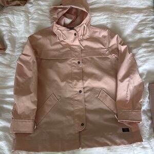 Abercrombie NEW pink rain jacket